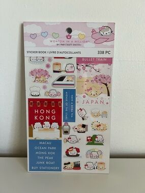 Wonton in a Million Travel Themed Sticker book